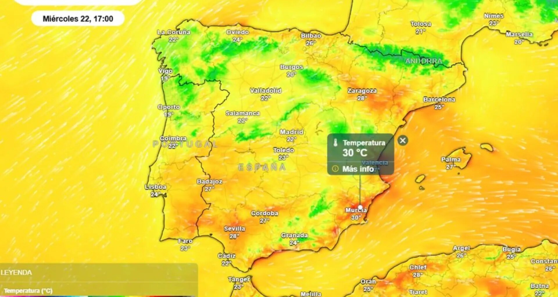 la semana que viene habrá ciudades que superarán los 30 grados