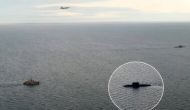 Un submarino ruso emerge en el mar Báltico y Suecia despliega aviones de combate y buques de guerra