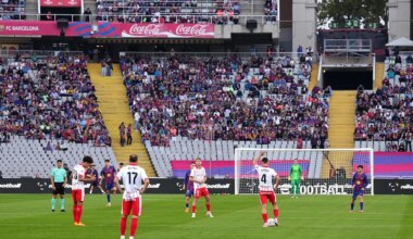 Los jugadores del Barça se unen al plantón de 15 segundos contra el Girona por el partido ante el Villarreal en Miami