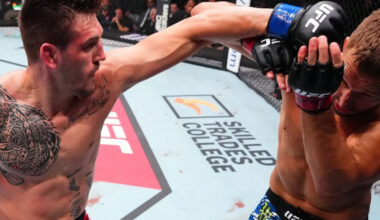 Brendan Allen obliga a De Ridder a tirar la toalla y da la sorpresa en el UFC Vancouver