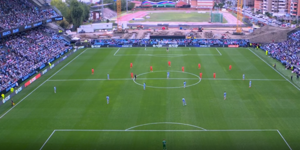 los jugadores de Celta y Real Sociedad hacen una protesta sorpresa