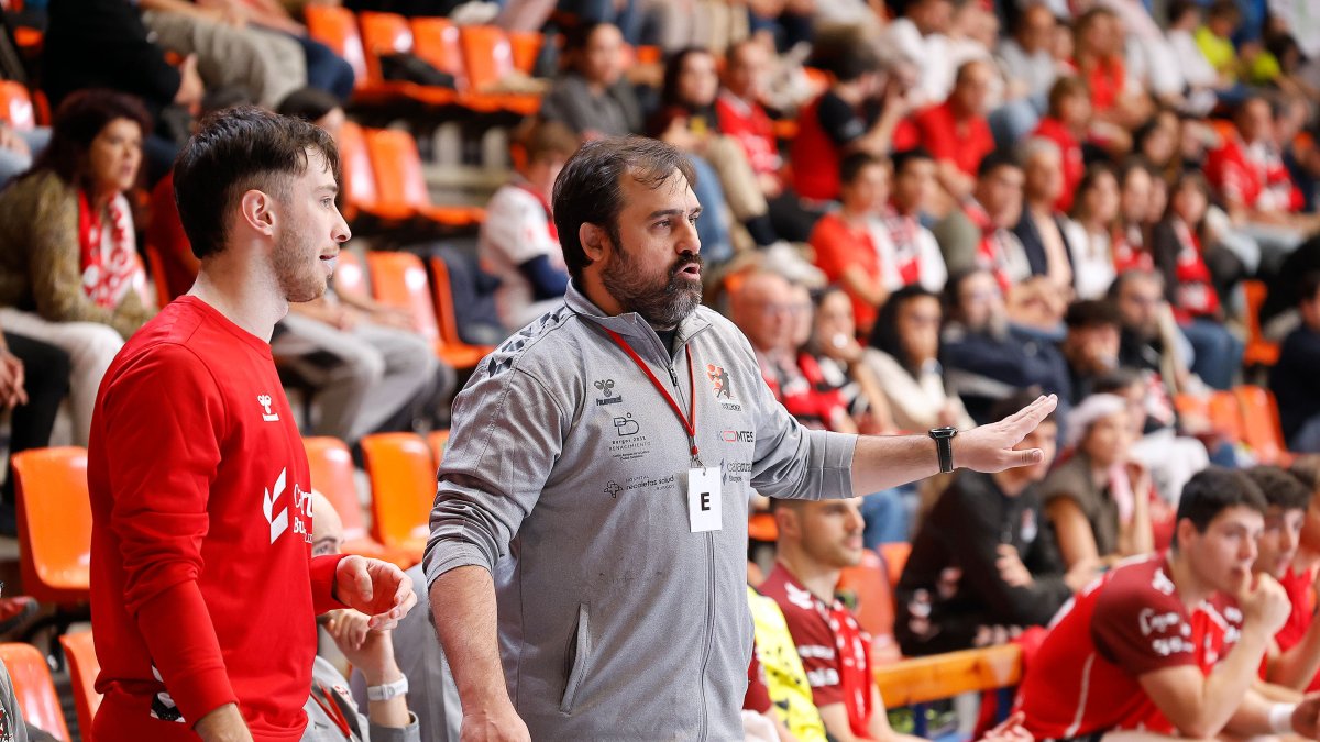 Berzosa durante un partido en El Plantío.