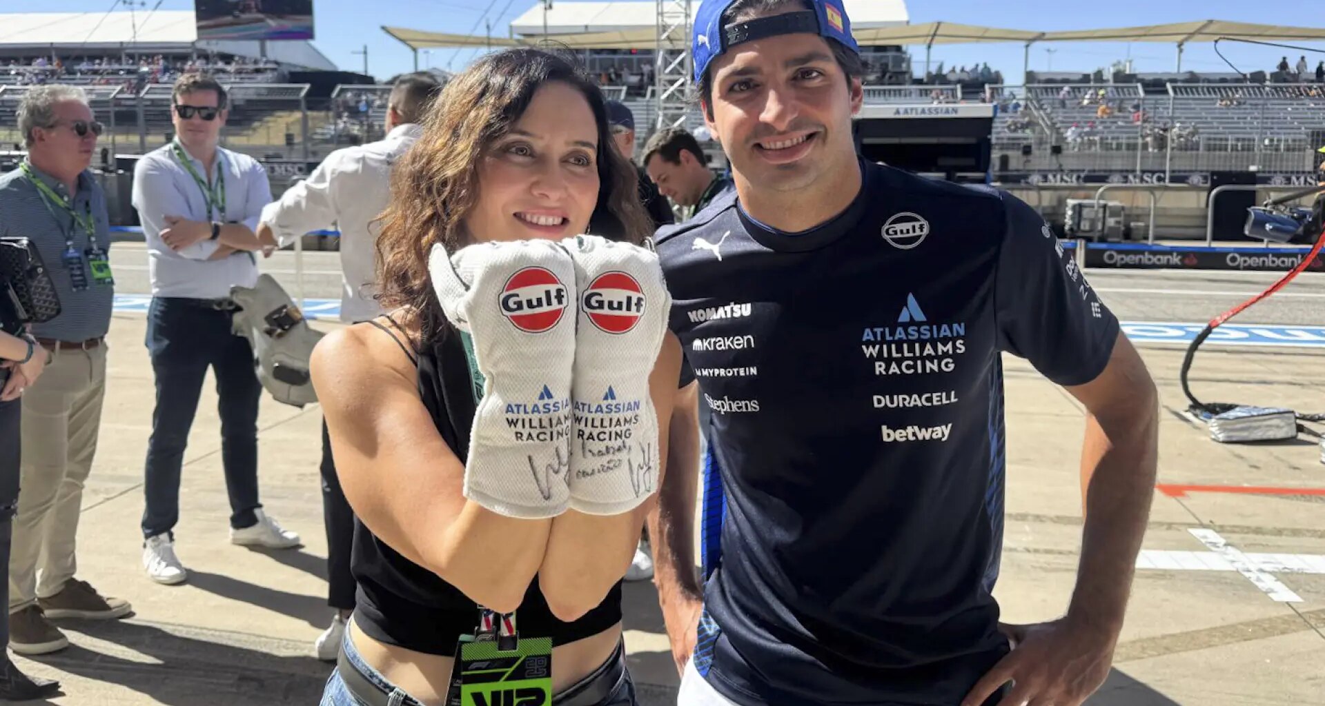 Ayuso avanza desde Texas que el asfaltado del circuito de Fórmula 1 de Madrid comenzará en unos días