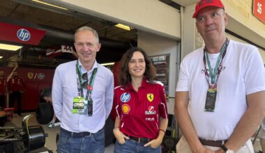 Ayuso conoce en Austin los 'entresijos' de la Fórmula 1 para tomar ideas de cara al GP de Madrid y firma acuerdos con Amazon o Cisco