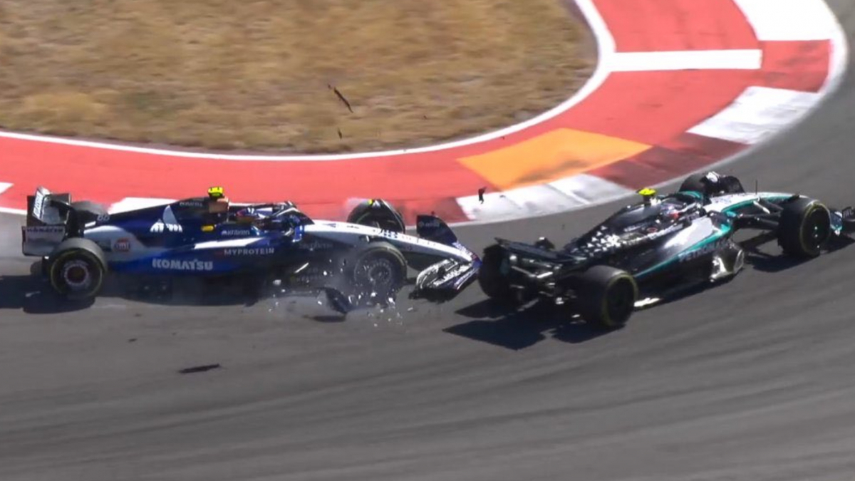 abandona tras llevarse por delante a Antonelli