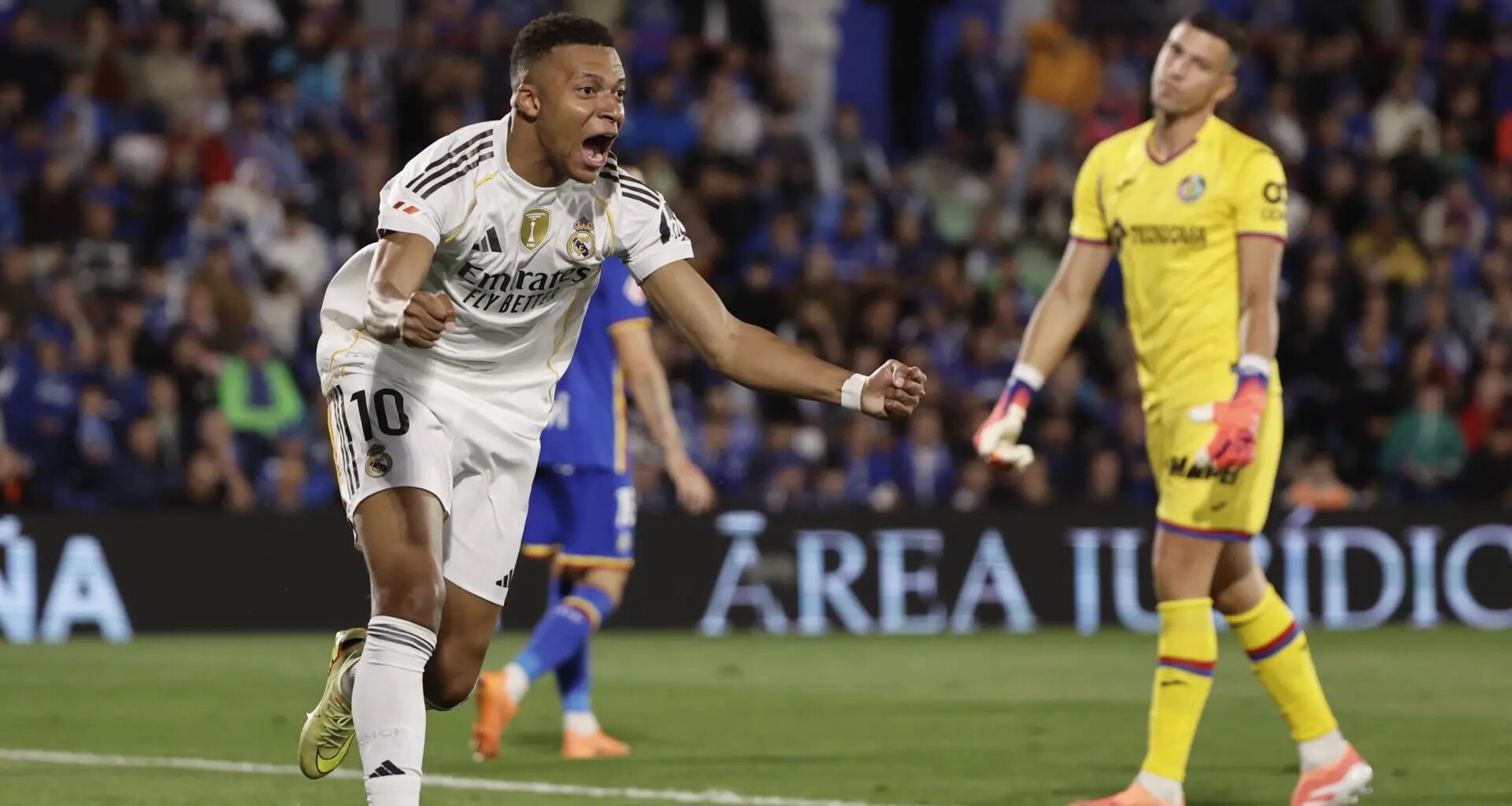 Kylian Mbappé rescata el liderato en un duro partido en Getafe antes del gran clásico
