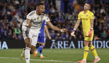 Kylian Mbappé rescata el liderato en un duro partido en Getafe antes del gran clásico