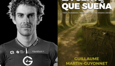 El ciclista Guillaume Martin publica... ¡su tercer libro!