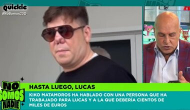 Kiko Matamoros revela que Lucas debería un total de 1,4 millones de euros a Andy, a su exproductor y su exrepresentante