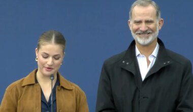 Leonor entrega por primera vez el premio al Pueblo Ejemplar y en su discurso provoca la risa del rey Felipe: "¡Valdesoto es afayadizu!"