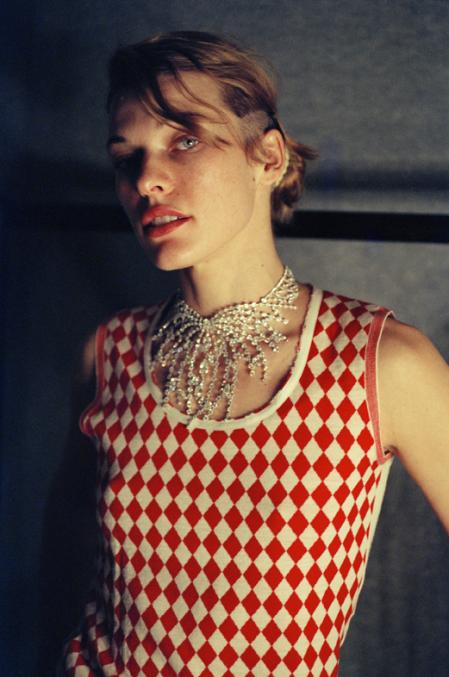 Retrato de la supermodelo ucraniana Milla Jovovich