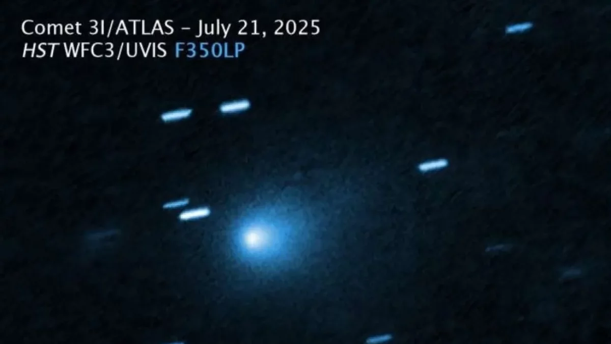 Imagen del cometa capturada por el telescopio espacial Hubble el pasado 21 de julio. - EP