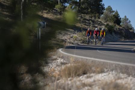 La ruta es exigente a pesar de no tener grandes puertos.