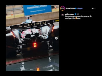 El posteo de Alpine en