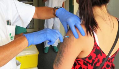 Vacunaciones en el Centro de Salud de Monesterio