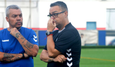 Tino Déniz, tras su primer entrenamiento: "No dudé en aceptar la propuesta"