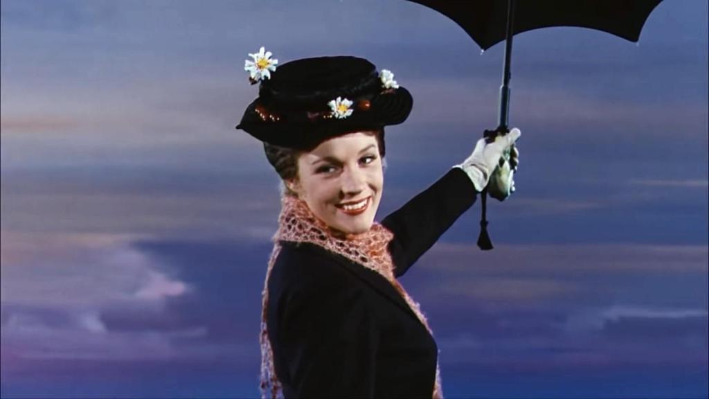 Julie Andrews en Mary Poppins