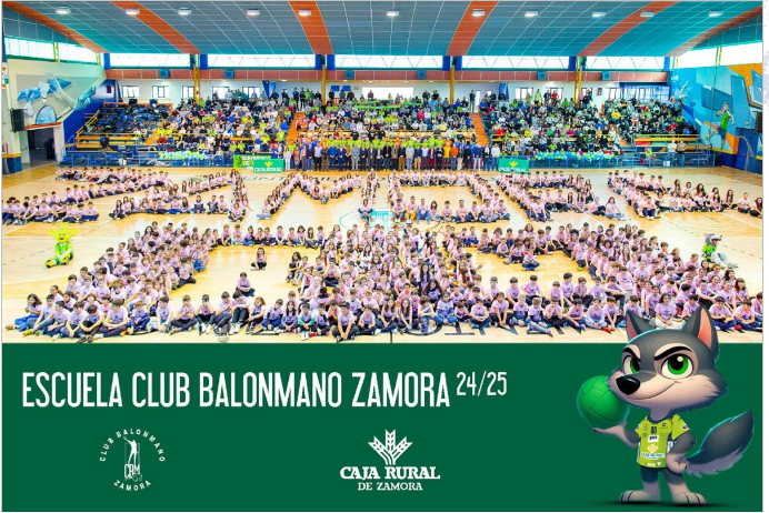 Carnets gratis para la cantera del Balonmano Caja Rural Zamora