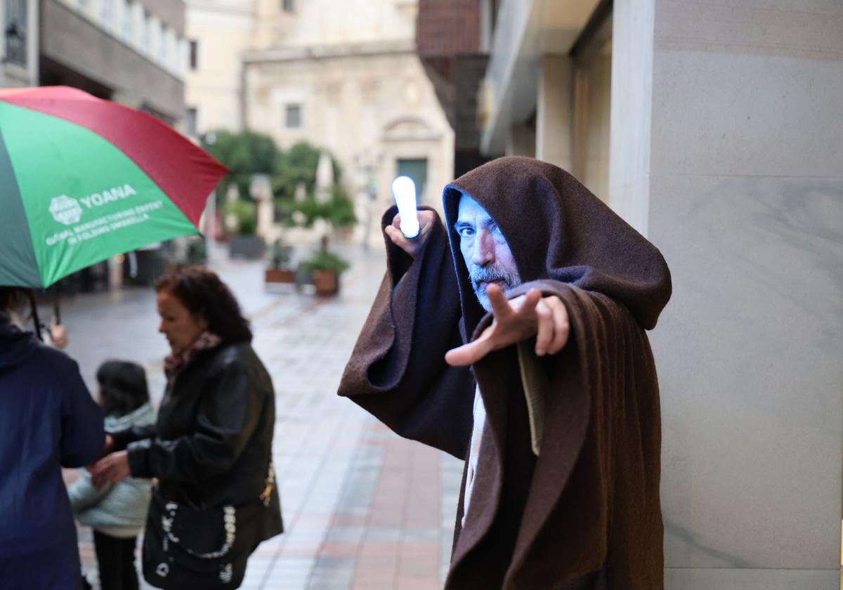 Los protagonistas de Star Wars desafían a la lluvia en Palencia