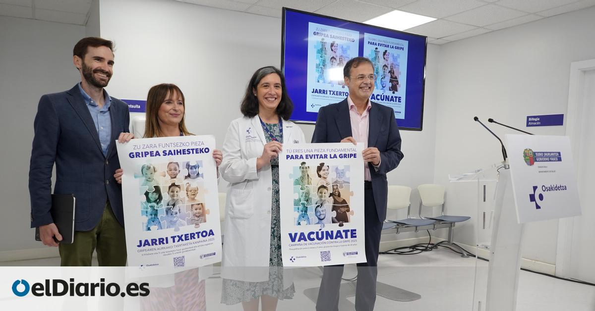 Osakidetza abre el lunes la vacunación de la gripe a mayores de 60 años y menores de 5 con 200 enfermeras más