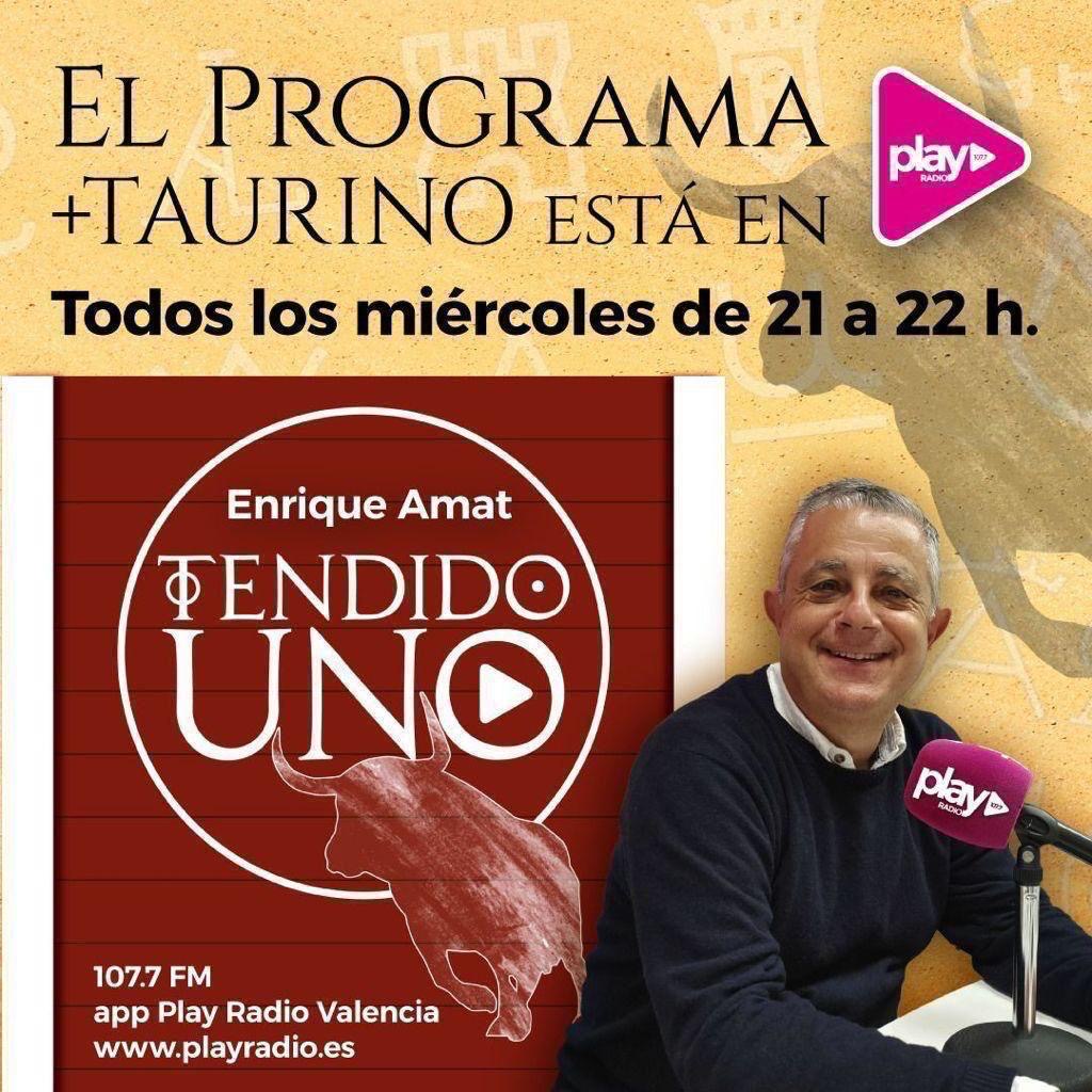 Alberto Garcia, Alejandro Márquez y Enrique Guillen esta noche en Tendido 1 de Play Radio, 107.7 FM – Avance Taurino