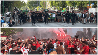 Una pelea entre ultras antes del derbi de Reyes del 3-5 deja 23 condenados