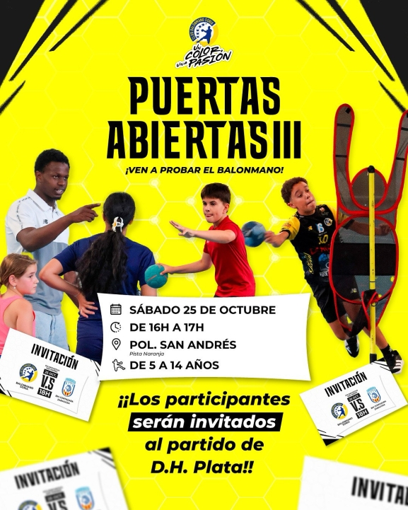 Balonmano Soria organiza una jornada de puertas abiertas para niños