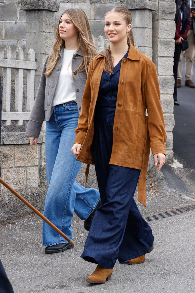 La princesa Leonor y la infanta Sofía en Valdesoto, Pueblo Ejemplar 2025. 