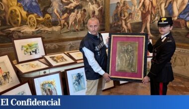 La Policía italiana incauta 21 supuestas obras falsificadas de Salvador Dalí en Parma