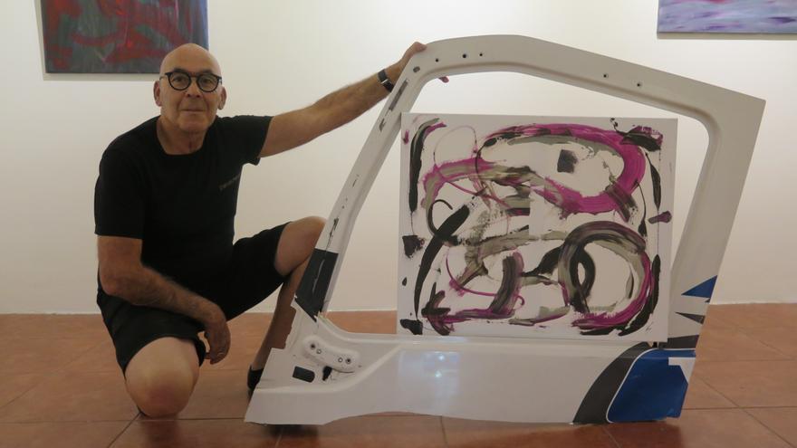 El camionero portugués que pinta y escucha bertsos