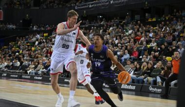 El Surne Bilbao Basket reacciona a tiempo y bate con autoridad al Andorra