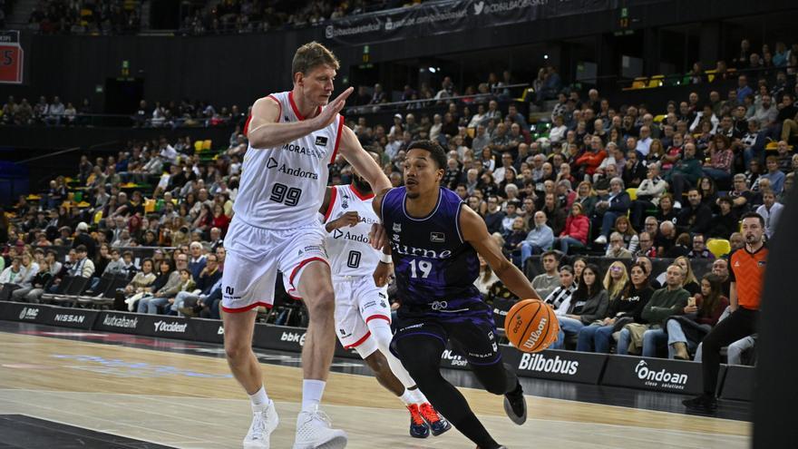 El Surne Bilbao Basket reacciona a tiempo y bate con autoridad al Andorra