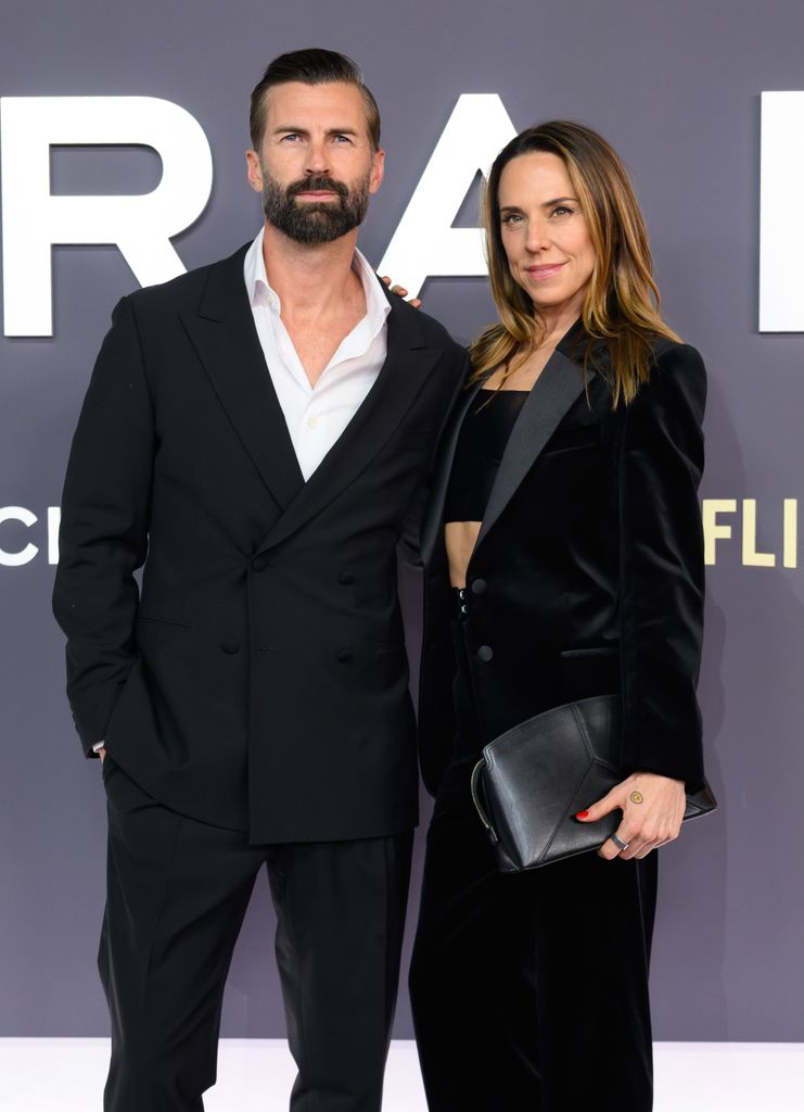 Chris Dingwall y Melanie Chisholm en el estreno del documental de Victoria Beckham en Londres, el 8 de octubre de 2025