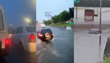 Las imágenes de las calles inundadas en Buenos Aires por las lluvias intensas | La avenida General Paz quedó bajo el agua