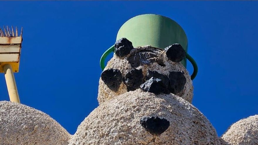 El Muñeco de Nieve de Santa Cruz de Tenerife pierde su nariz