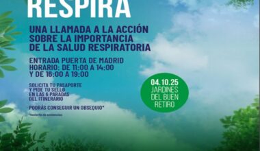 La Fundación Jiménez Díaz participa un año más en Madrid Respira, iniciativa de Neumomadrid y el Ayuntamiento para concienciar sobre la salud respiratoria | Líder en Información Social