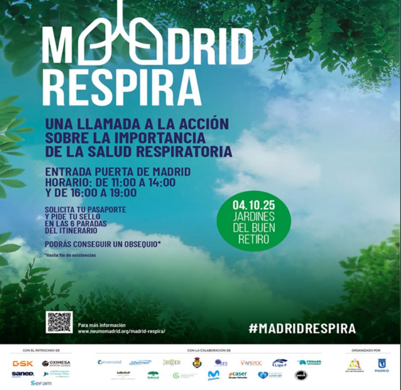 La Fundación Jiménez Díaz participa un año más en Madrid Respira, iniciativa de Neumomadrid y el Ayuntamiento para concienciar sobre la salud respiratoria | Líder en Información Social