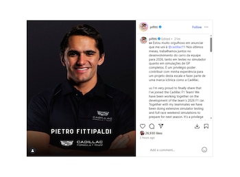 El brasileño Pietro Fittipaldi será