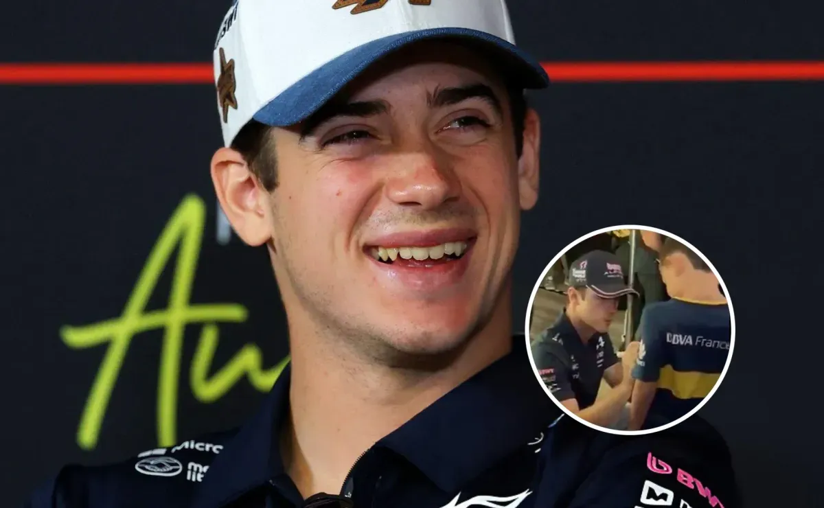 Llegó a más de 200,000 reproducciones: el gesto viral de Franco Colapinto al ver un nene con la camiseta de Boca en México