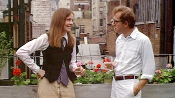 Diane Keaton y Woody Allen