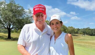 La nieta de Trump ‘debuta’ en el LPGA Tour gracias a su abuelo y 6M de seguidores