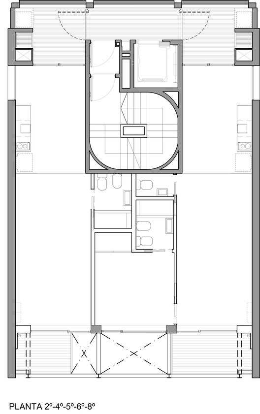 Edificio de Vivienda Colectiva 2636 flats / A3 Luppi Ugalde Winter - Imagen 18 de 29