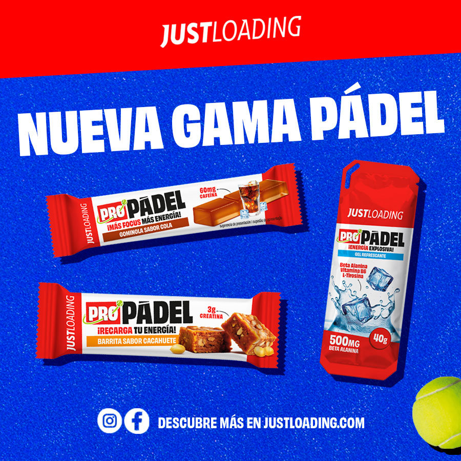 Descubre la gama de productos JustLoading diseñados para el pádel