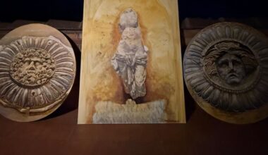 Miguel Ángel Bedate muestra 44 obras en el Teatro Romano de Mérida