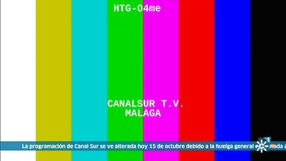Canal Sur huelga general