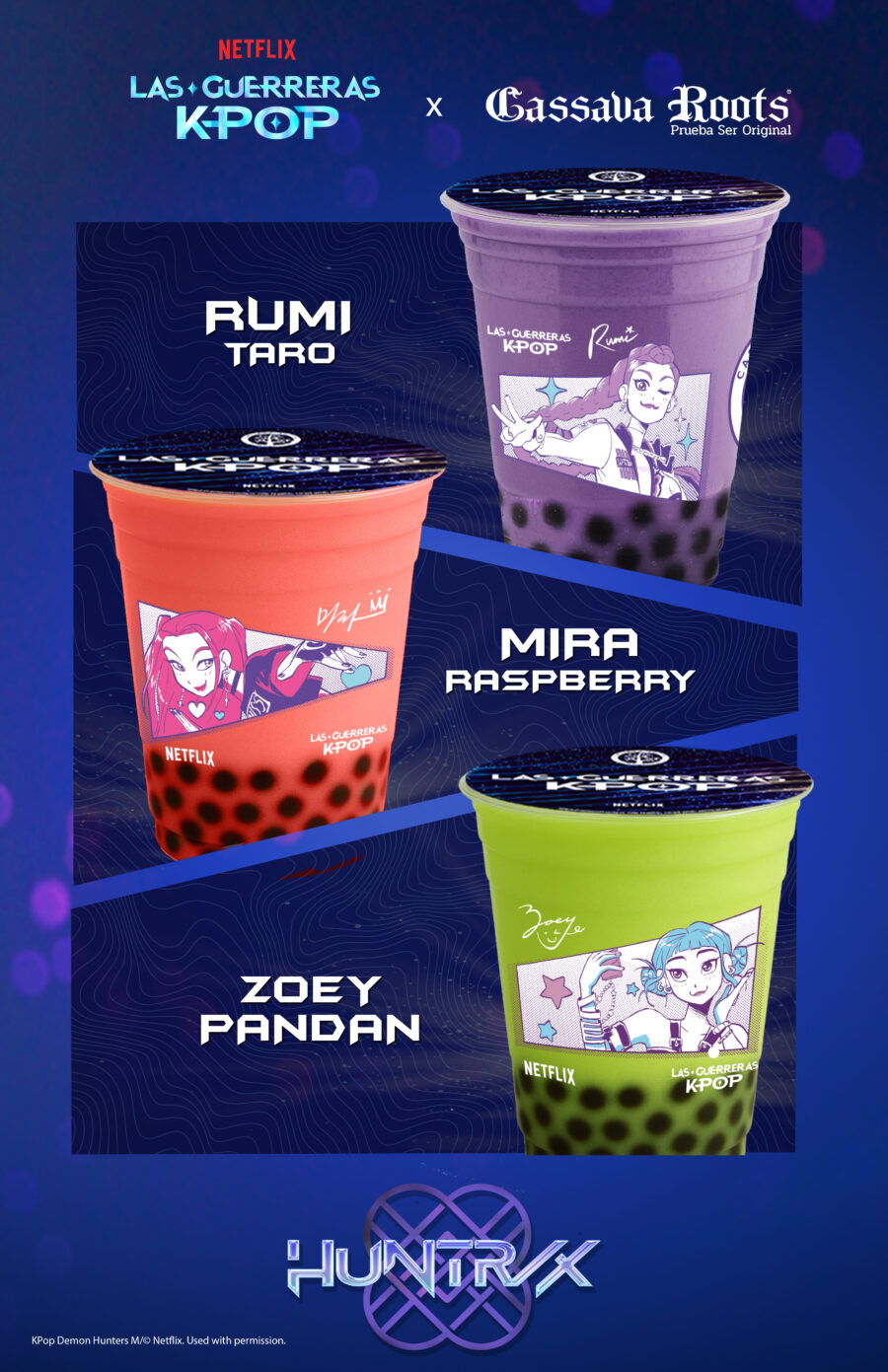 K-pop, fantasía y té de burbujas: así es la nueva colaboración entre Cassava Roots y Netflix | Imagen: Cortesía Cassava Roots
