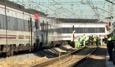 Al menos seis heridos tras descarrilar un tren de Cercanías en la estación de San Fernando de Henares, en Madrid