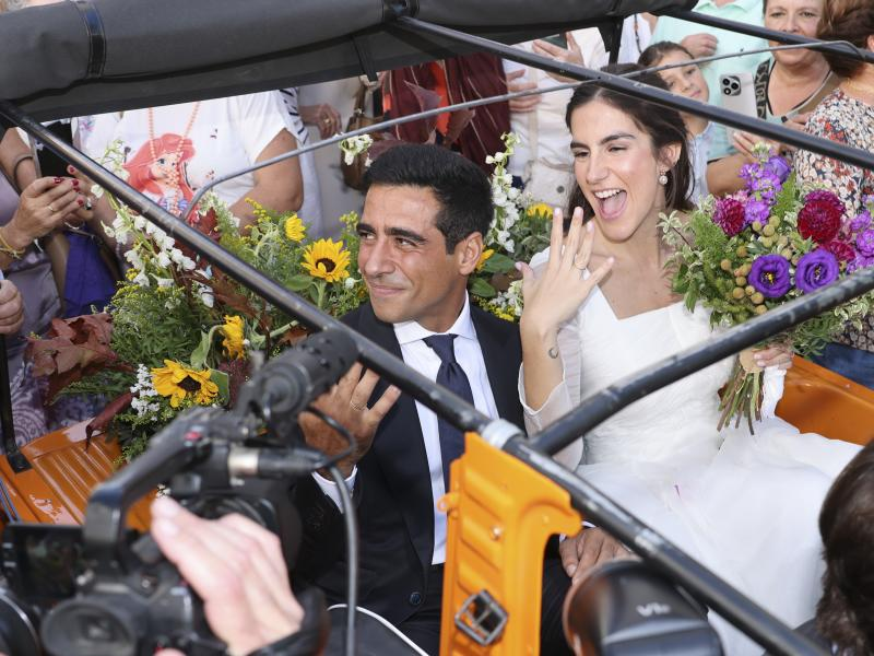 Romántica boda de Alberto Herrera y Blanca Llandres en Sanlúcar de Barrameda