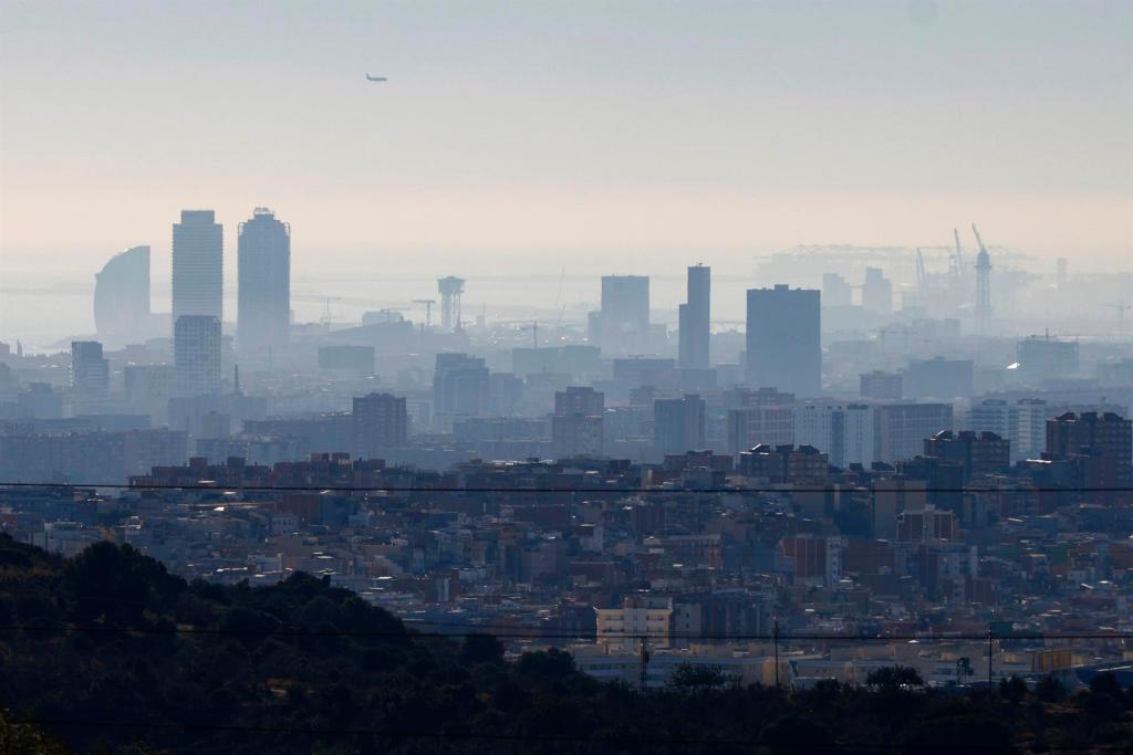 Barcelona aire contaminación