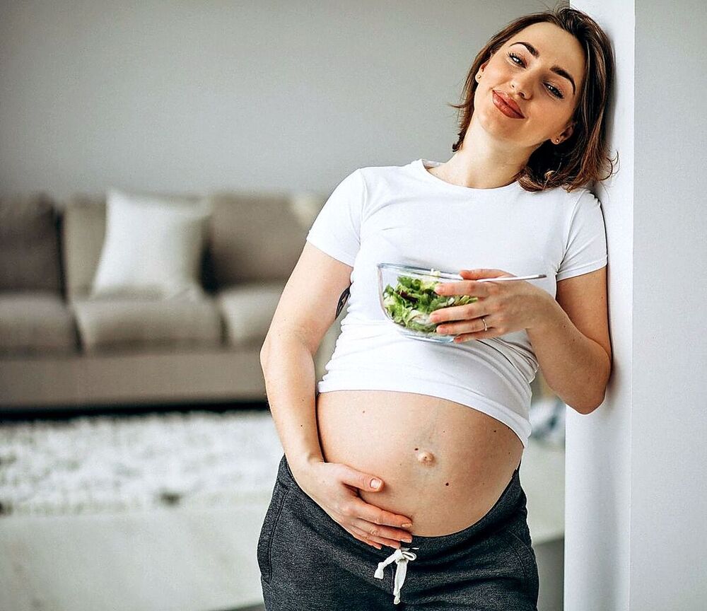 El error de comer más en el embarazo